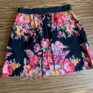 Fire LA Bright Floral Skirt